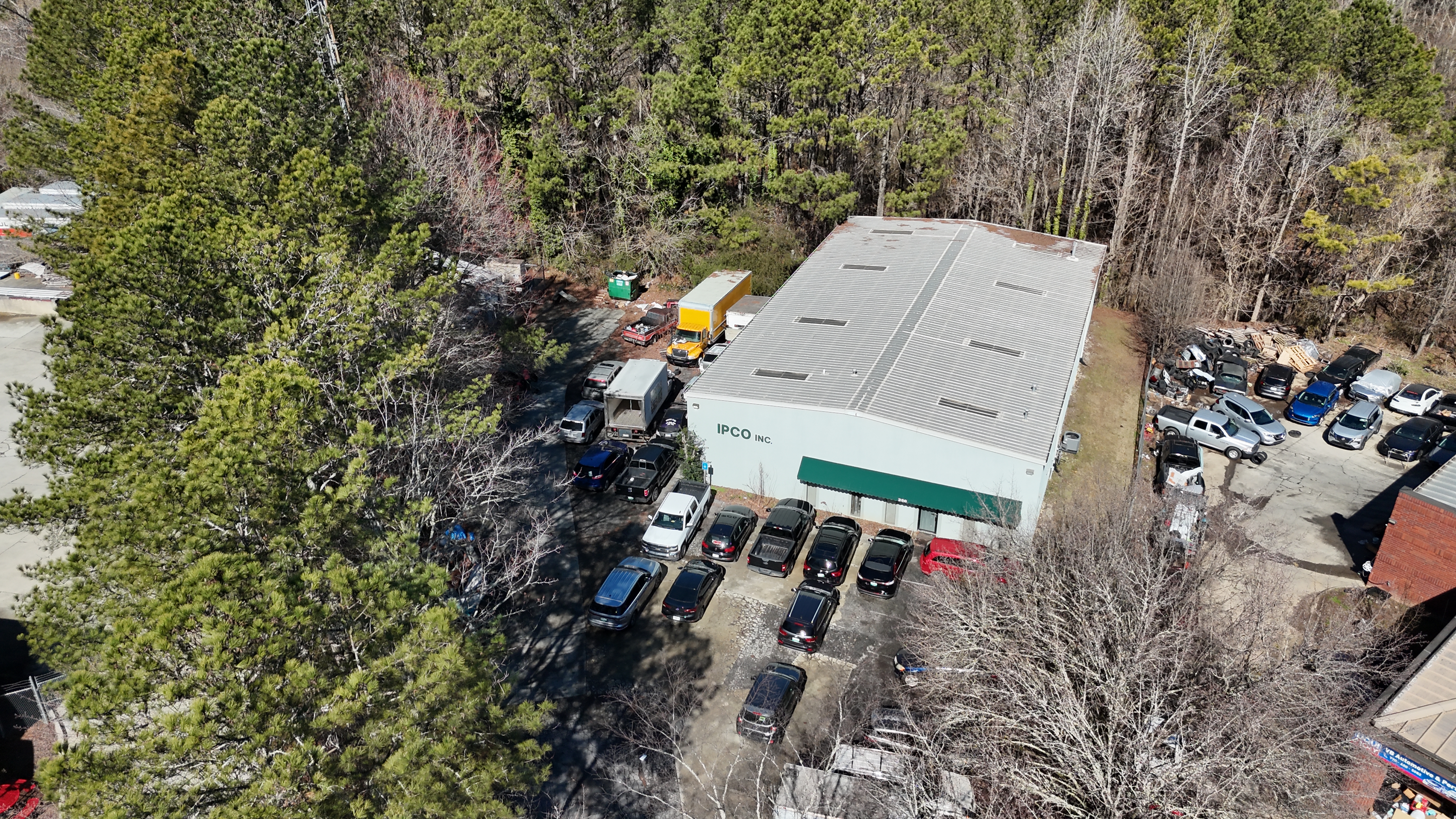 Aerial view of 250 Buxton Court NW in Lilburn