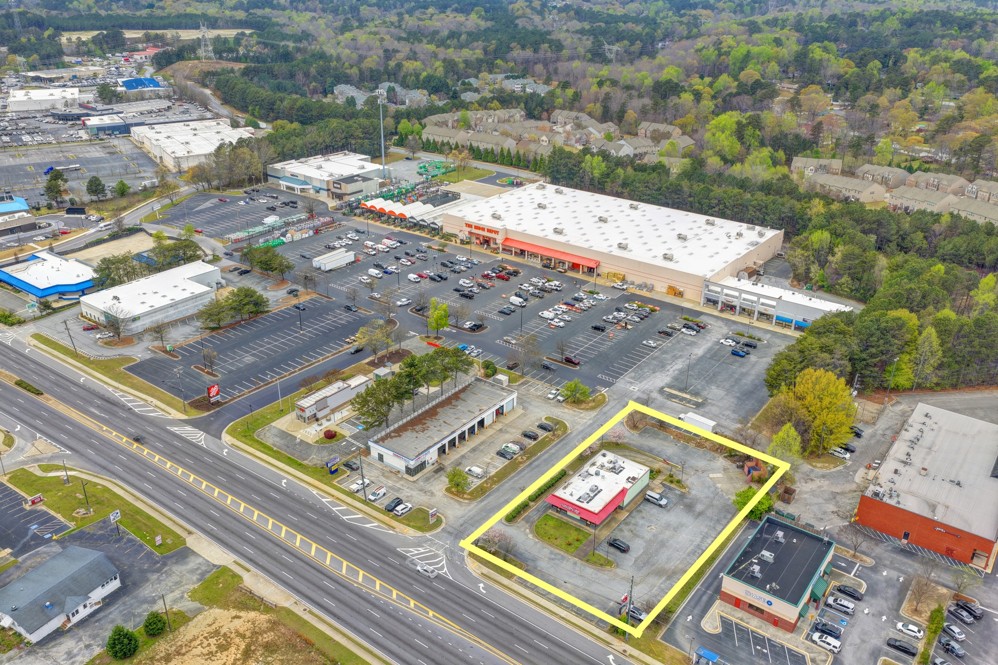 Commercial property at 4111 Stone Mountain Highway