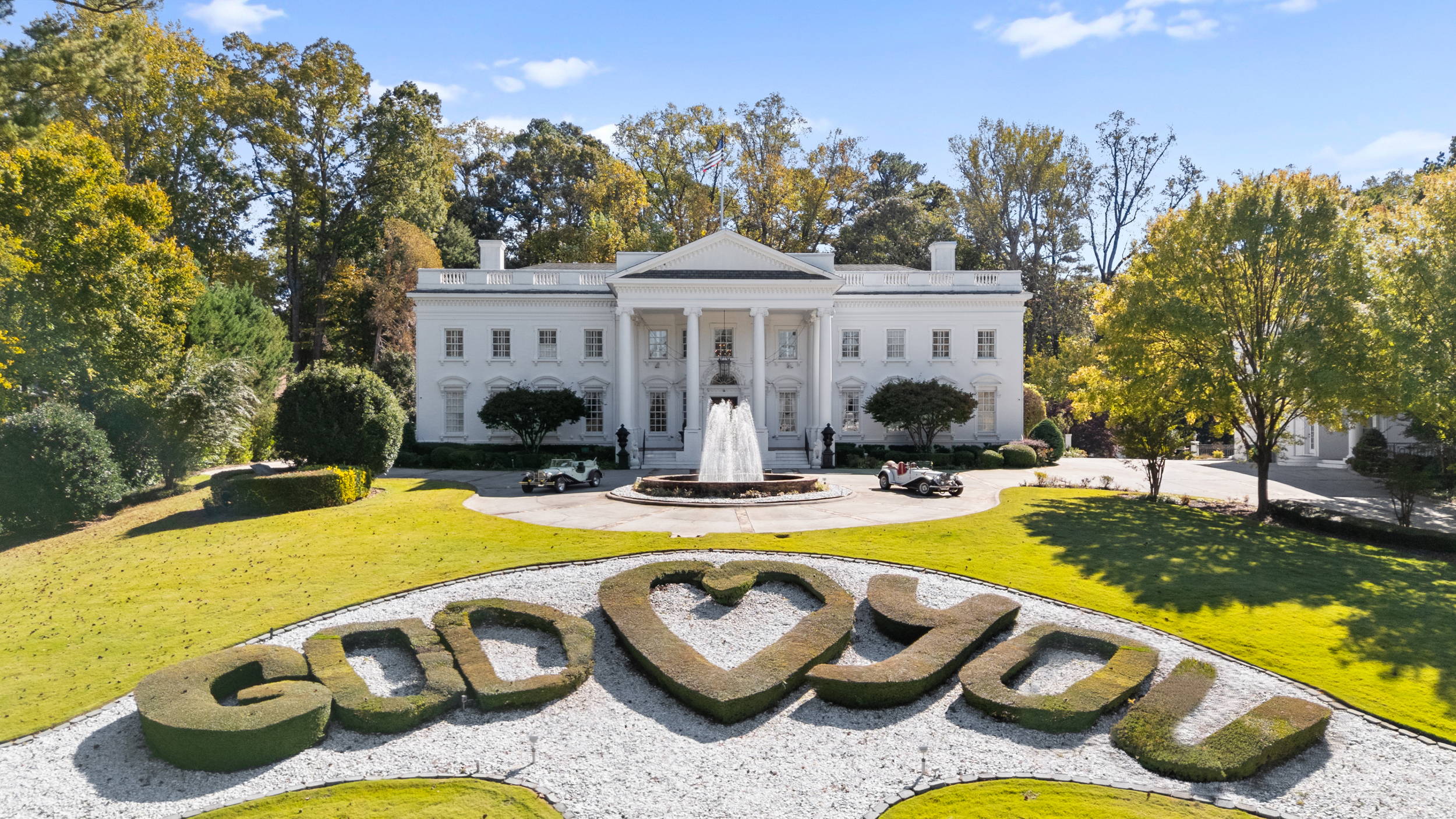The Atlanta White House estate at 3687 Briarcliff Road NE