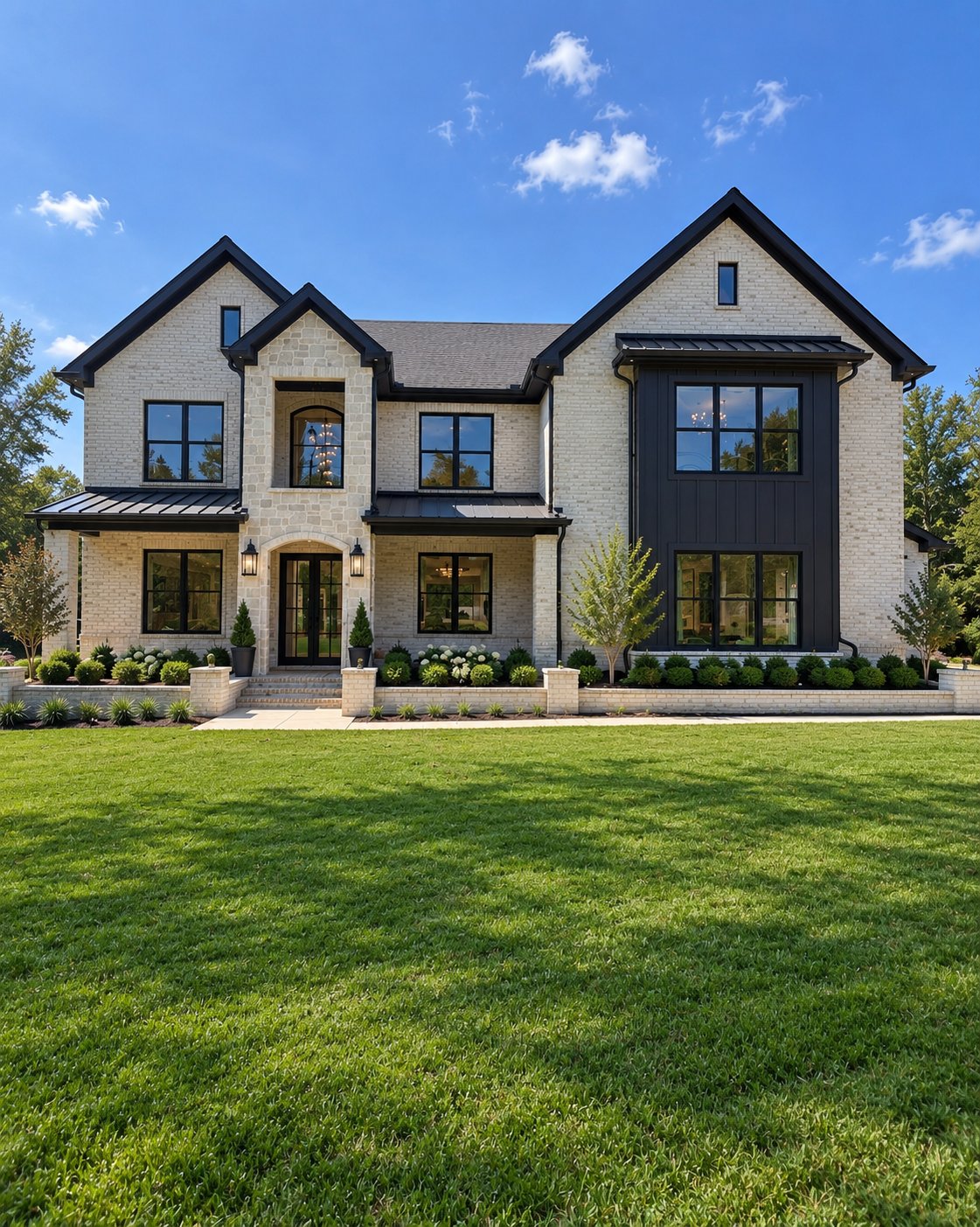 The custom model home at 2182 Prospect Road, Lawrenceville — Seven Estates